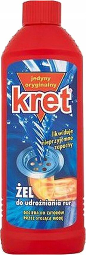 Żel do udrażniania rur Kret 500 g