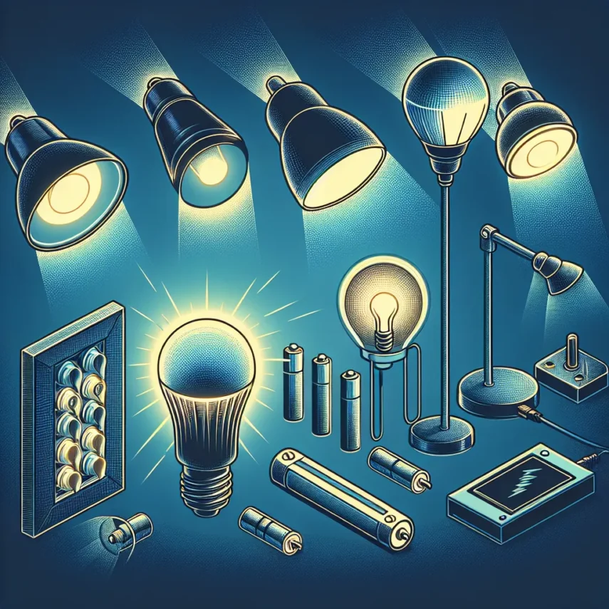 5 pomysłów na efektywne oświetlenie za pomocą lamp LED zasilanych bateriami AA