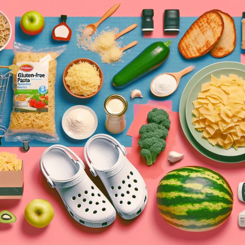 Zdrowe zakupy online: Makaron bezglutenowy, chrzan tarty i crocsy klapki – sprawdź nowości!